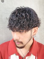 フィフス 原宿(fifth)&nbsp;波巻きパーマツーブロックマッシュツイストスパイラルパーマ