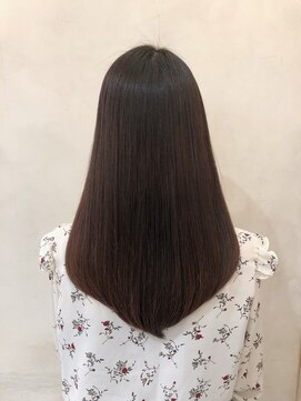 キュア 表参道(CURE) 黒髪/グレージュカラー/ココアベージュ/ヘルシーロング[表参道]