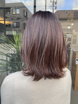 ヘアーサロンウル(hair salon ulu) ulu/ピンクブラウンカラー