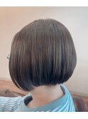襟足刈り上げ×グラデーションボブ