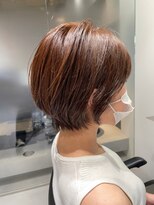 ヴォロ 佐賀(VoLo)&nbsp;切りっぱなしボブ/美髪/ピンクブラウン[佐賀駅]