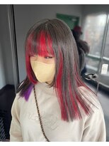 キジ(KIJI)&nbsp;★チェリーレッド×ブルーバイオレット×デザインカラー★