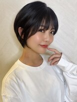 ロンド ストラーダ 心斎橋(Lond strada)&nbsp;ショート×ハイライト白髪ぼかし×シアーカラー[心斎橋]