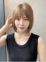 ロイ(Roi)&nbsp;◎大人ボブ小顔ナチュラルボブベージュ