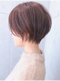 ショート　ショートボブ　韓国　レイヤー　ウルフ　小顔　田代