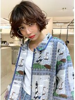 ブラン 広島本通(Blanc)&nbsp;【Blanc】ガーリーボブ＿ニュアンスパーマ