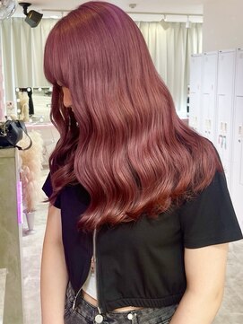 ゲームバイアランスミシー 心斎橋(GAME by Alan Smithee) ピンクラベンダー/暖色/心斎橋ブリーチ/ダブルカラー/髪質改善