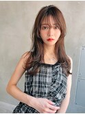 ACE横浜　グレージュ×レイヤーカット