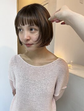 キー(kii) 今泉美容室/顔まわりレイヤー/bob