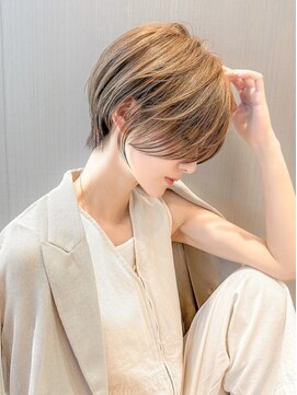 ハルキミナト ジャパン ヨコハマ(HARUKI MINATO japan YOKOHAMA) キッズカット/縮毛矯正/学割U24/ブルーカラー/くすみベージュ