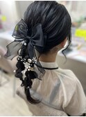 編みおろしツイン