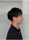 ナチュラルなのにキマる。黒髪マッシュ/カット/韓国/清潔感