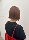 ミニボブオレンジベージュ/アプリコットオレンジ/ボブ/表参道