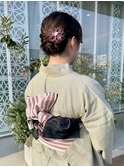 《HAIRZ》渡内・林　浴衣着付け＆シニヨン