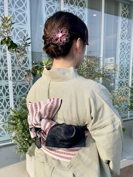 ヘアーズ 住吉店(HAIRZ) 《HAIRZ》渡内・林　浴衣着付け＆シニヨン