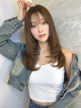 ロンドガーネット 池袋(Lond garnet) 暗めカラー/韓国レイヤー/マロンベージュ/くすみベージュ/池袋