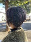 クラゲヘアー/小顔に見せるヘア/ココアベージュ/