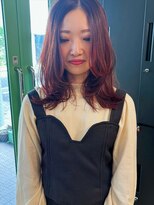 グロウウィング(GROWING) layer style×cherry red color