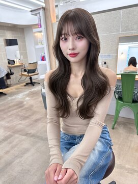 サンド 名古屋(sand) 韓国風/インナーカラー/縮毛矯正髪質改善/顔まわり/レイヤー