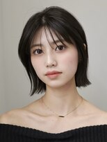 オーラ オモテサンドウ(Aura omotesando)&nbsp;シアーバング × ナチュラルくびれボブ