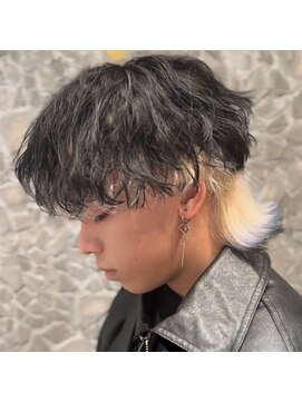 men's salon Gaudi 西宮北口店【メンズサロン ガウディ】【4月3日OPEN(予定)】 メンズウルフカット×インナーカラー