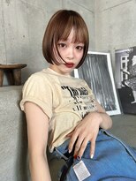 フェス カットアンドカラーズ(FESS cut&colors)&nbsp;ハイライトデザインカラーボブ/20代後半30代/大人