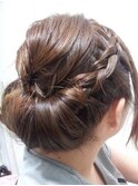 クラシカル☆編み込アレンジ パーティー・二次会アップ
