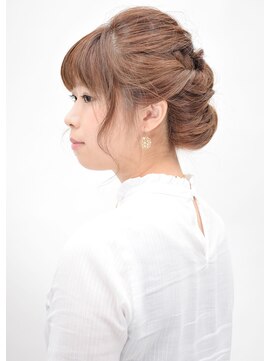 ヘアークリアー 草加 ラフなのにしっかりまとまるアップ