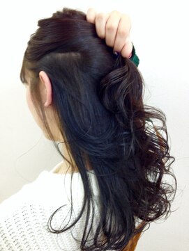 ラッズプラスエイチ(Lads+h) ★THROW/インナーカラー★ブルー