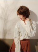 大人かわいい☆カジュアルな☆こなれショートスタイル　サイド
