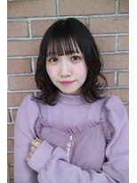 サロンドミルク 原宿(salon de MiLK) 【salon de MiLK 原宿】ミディアムゆるふわウェーブ