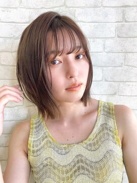 オロ(ORO) 【ORO】イメチェンにも!フォギーベージュのボブ 益子