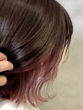 リルア 博多(LIRUA) チェリーピンクのインナーカラー#