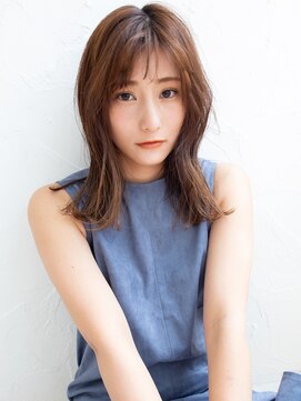 ラフィス ヘアー パーク 枚方2号店(La fith hair park) 【La fith】 ナチュラルくびれセミディ