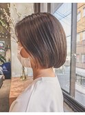 さりげないブロンドインナーカラー
