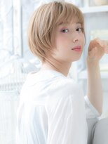 モッズヘア 越谷(mod's hair)&nbsp;シースルーバング大人ハイライトマッシュボブa越谷20代30代40代