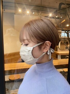 ディスカバード(Discovered) 大人可愛い20代30代40代前下がりひし形小顔ボブ丸みショート