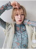 顔周りレイヤーで遊ぶミニマムボブ