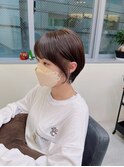 まるみショート×イヤリングカラー
