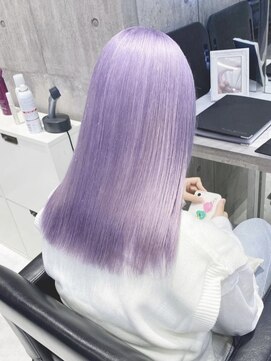 リル 溝の口(LiL) ホワイトラベンダー/溝の口/ブリーチ/ダブルカラー