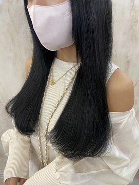 ラビス(Lovis) ミディアム/暗めカラー/デザインカラー/フェイスフレーミング