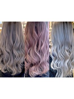 ［銀座］超人気イルミナボンドカラーでダメージレスにハイライト/インナー/Wカラーが楽しめ、似合わせ抜群