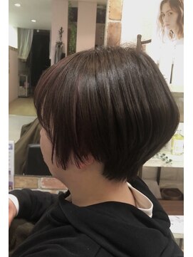 ドゥ スタイル 三国ヶ丘店(Duex Style) デザイン白髪ぼかしカラー☆アッシュグレージュ×レッドインナー