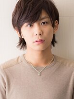 モッズヘアメン 名護大東店(mod's hair men)&nbsp;マットブラウンのアンニュイウルフの無造作こなれヘアｆ名護大東