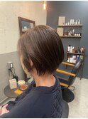 ナチュラルグレージュショート 【前田一輝】