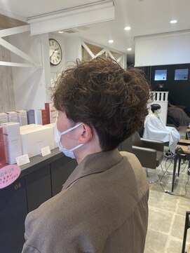 コスタ オブ リシェール(The COSTA of RICHAIR) ダークアッシュ/アッシュブラック/カルマパーマ/ベリーショート