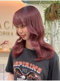 ケアブリーチでダメージレスにピンクラベンダー