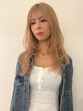 シーン(SCENE) ハイトーンカラー　レイヤーカット　ケアブリーチ【天神/今泉】