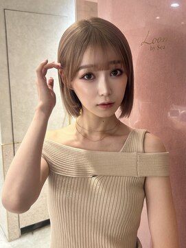 シーシンジュク 新宿南口(Sea shinjuku) メルティーカラー×フェミニンロング[似合わせカット/韓国]