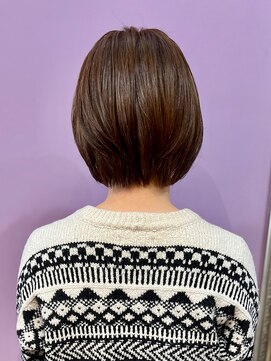 レジュール Rejouir キャラメルブラウン/大人ショート/フェザーショート